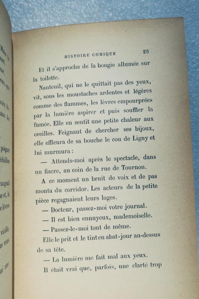 Anatole FRANCE histoire comique + dédicace + Lettre aux Dr F. Le Dantec