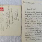 André Foulon de VAULX lettre autographe manuscrite & signée - La Librairie Antique
