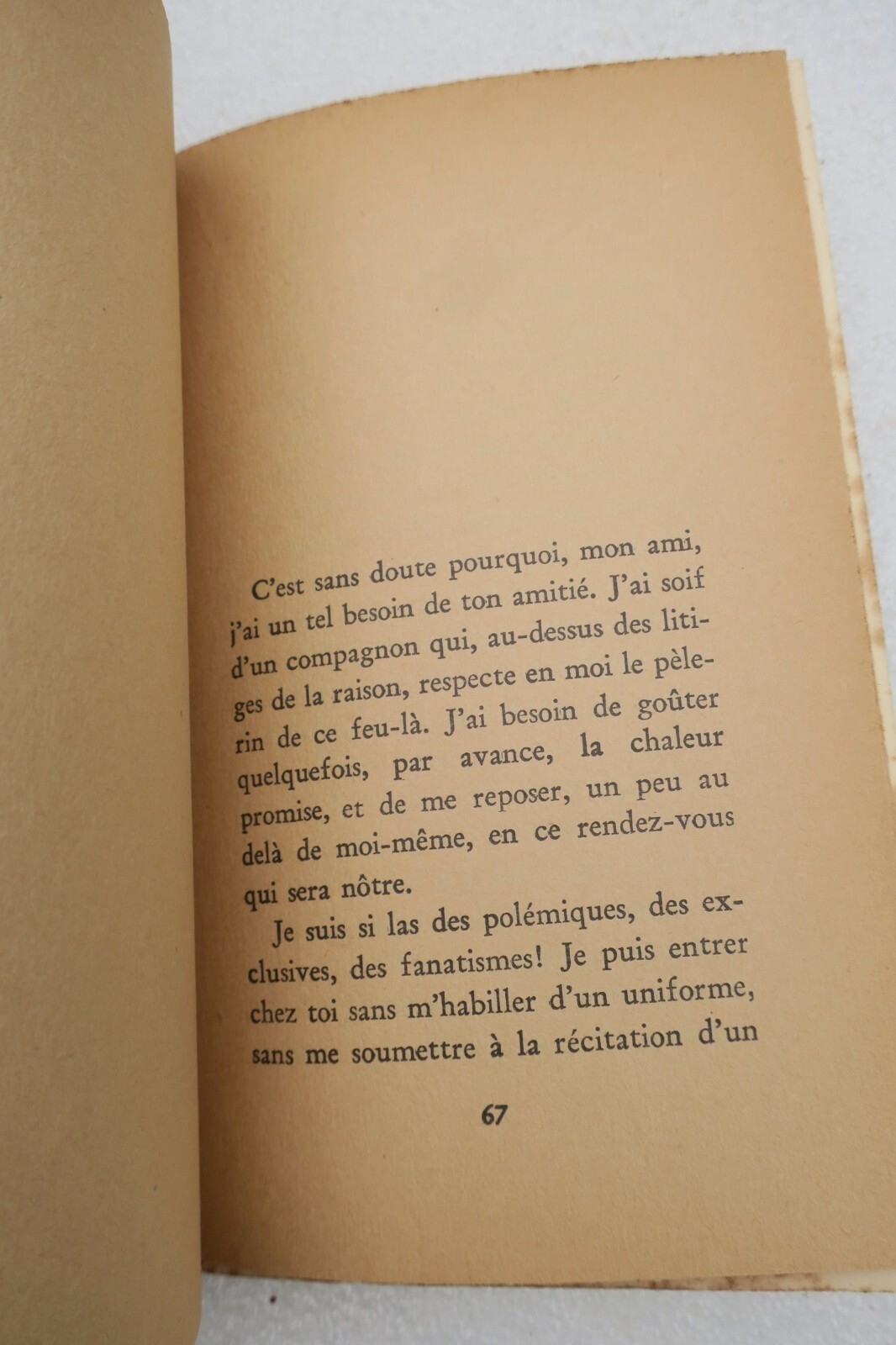 安東尼·德·聖修伯里《致人質書》—高第馬出版社,1950年