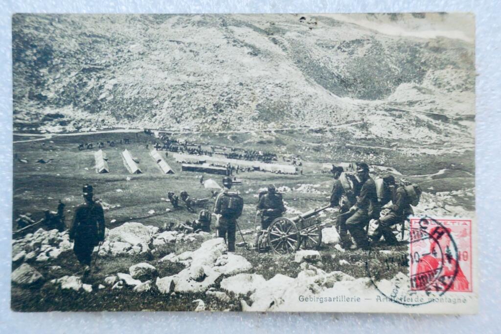 山岳砲兵 GEBIRGSARTILLERIE チューリヒ 1910年