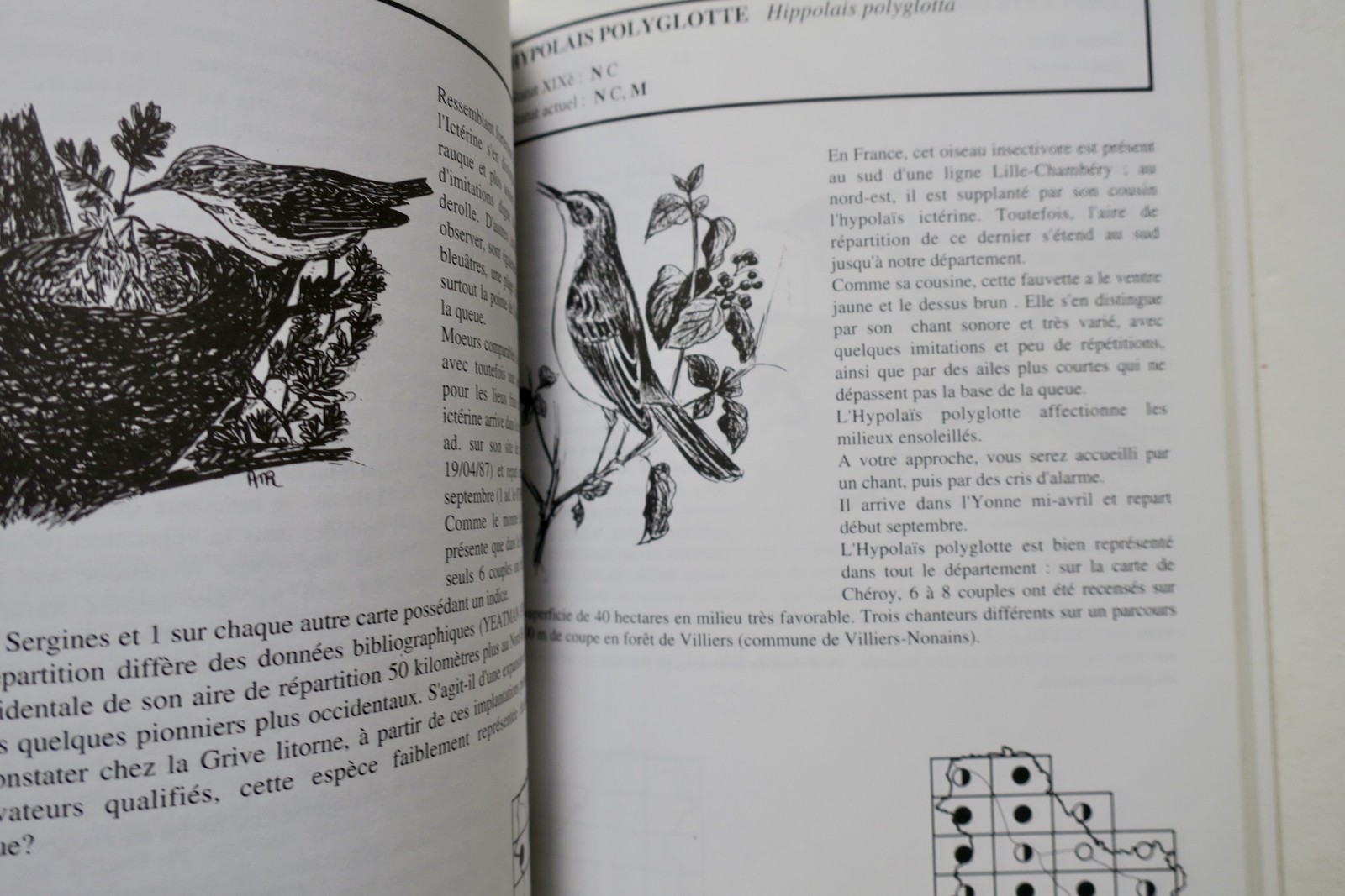 Atlas des oiseaux nicheurs de l'Yonne (1979-1992). – Image 7