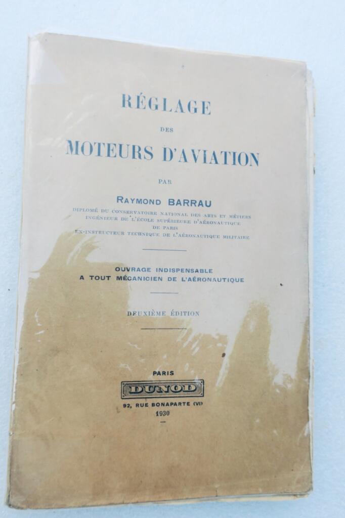 Aviation Barrau 1930 Einstellung der Flugmotoren