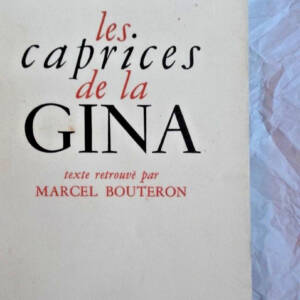 Balzac *Les Caprices de la Gina* 9 x 17 cm