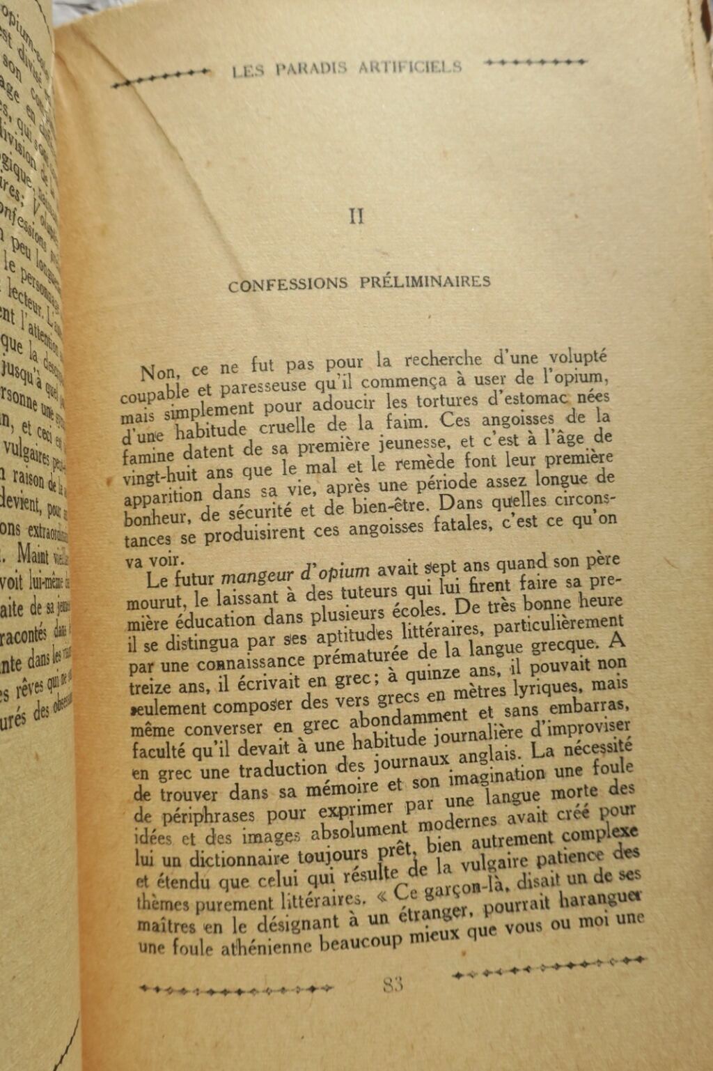 波德莱尔 Charles Les paradis artificiels