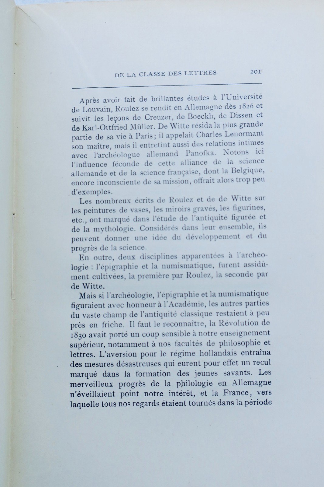 ベルギー王立アカデミー刊行、1922年