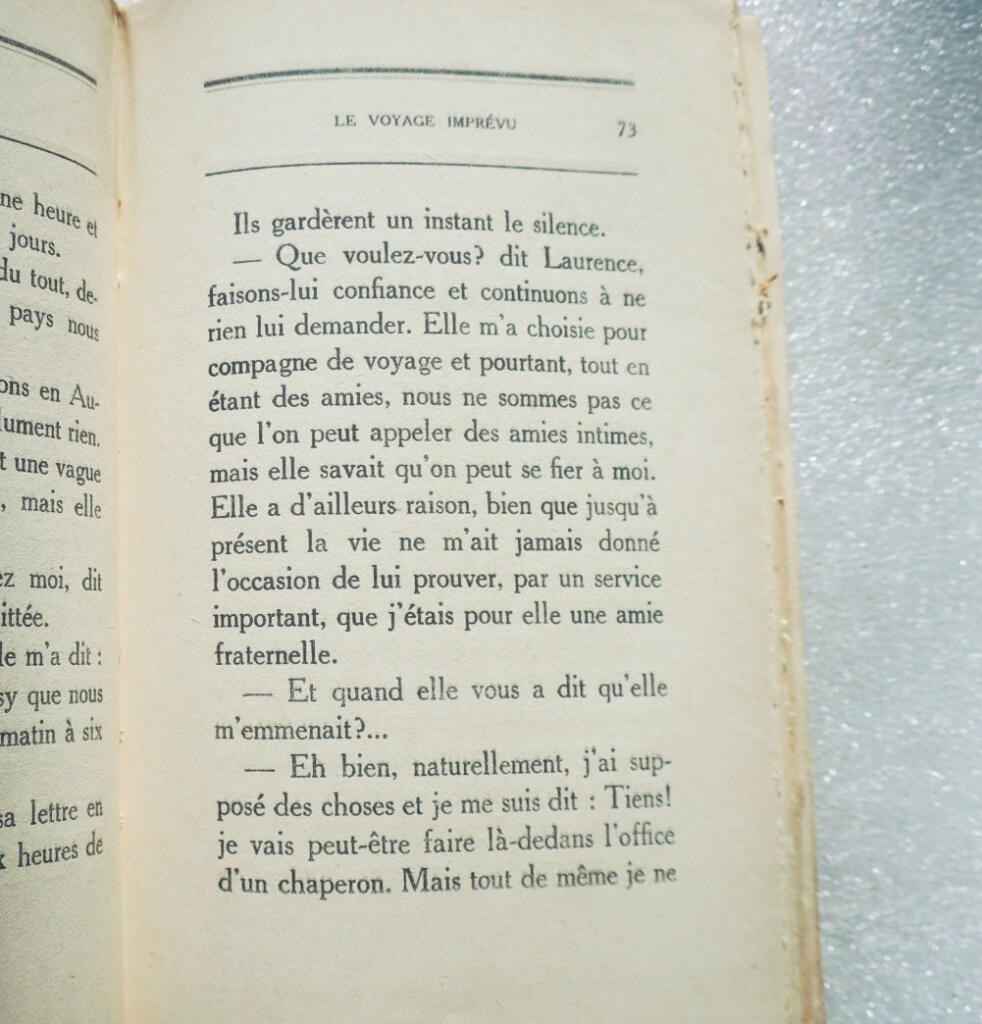 BERNARD (Tristan) Die unerwartete Reise 1928