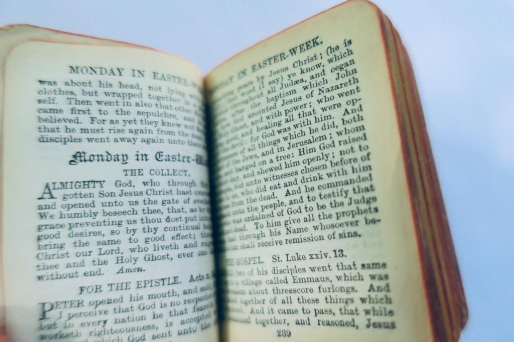 bibel The Book of the Common Prayer 42 x 56 x 30 mm. 袖珍本
