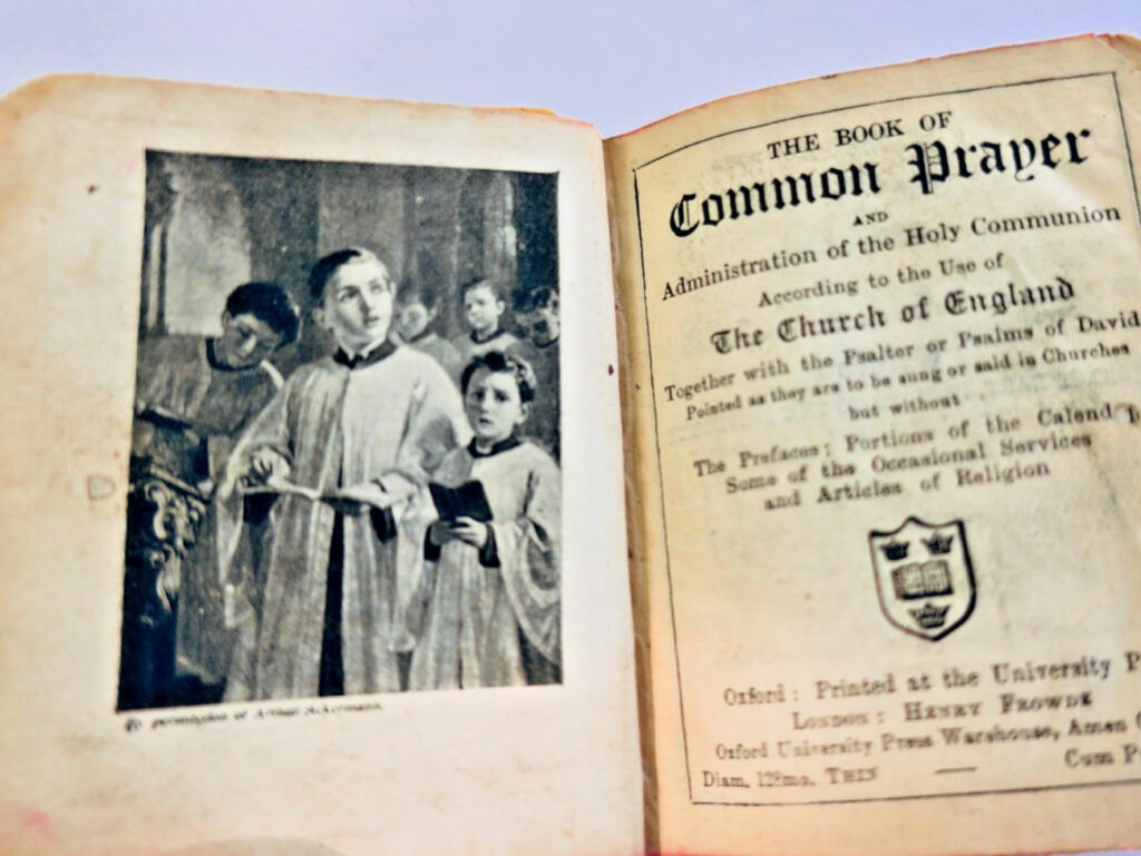 bibel The Book of the Common Prayer 42 x 56 x 30 mm. 袖珍本