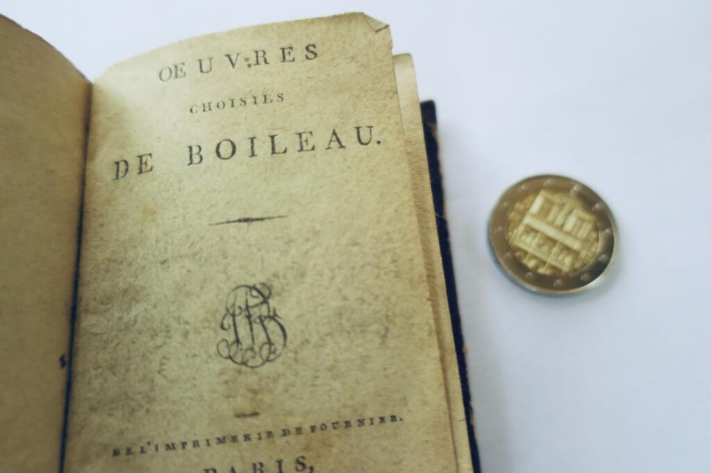 Boileau 1803 minuscule Oeuvres choisies de Boileau 69 x 90 mm.
