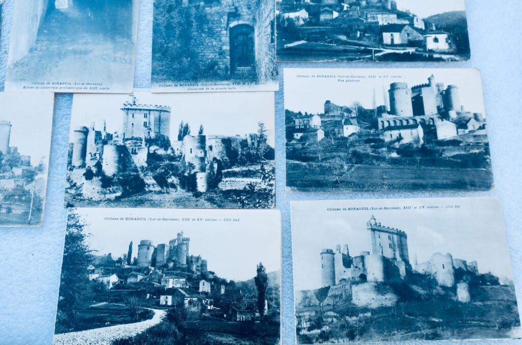Bonaguil CHATEAU Lot & Garonne 17 antique maps