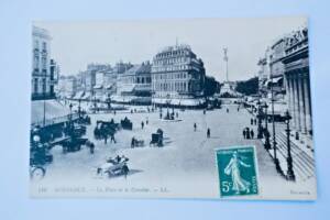Bordeaux la place de la comédie 1915
