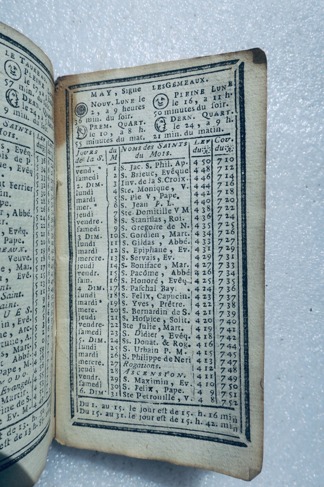 Bretagne almanach de Bretagne 1772 – Image 7