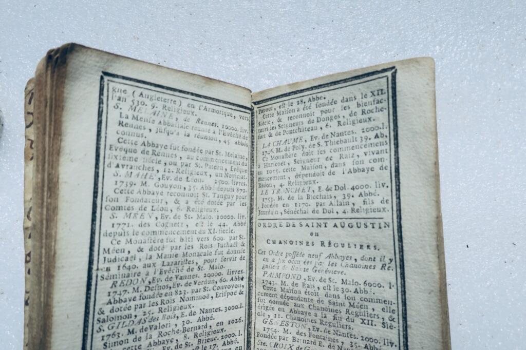 布列塔尼1772年布列塔尼年鉴
