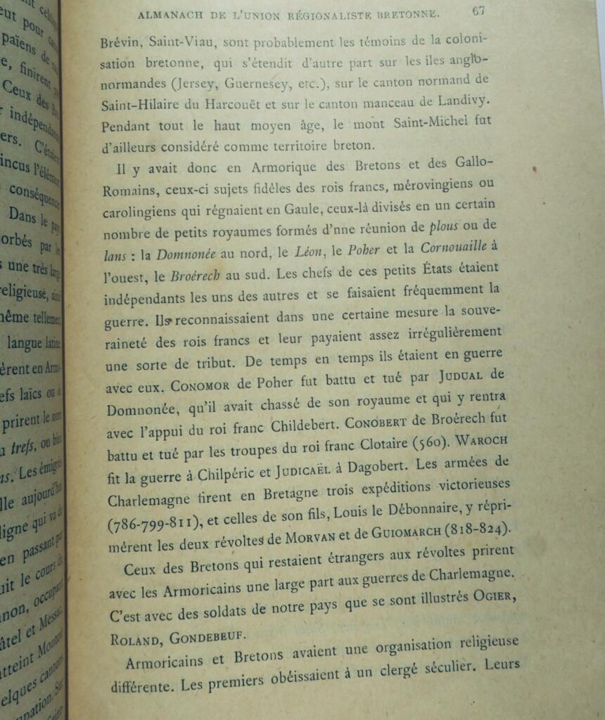breton Almanak kevredigez broadus breiz 1906 Almanach der regionalistischen Union