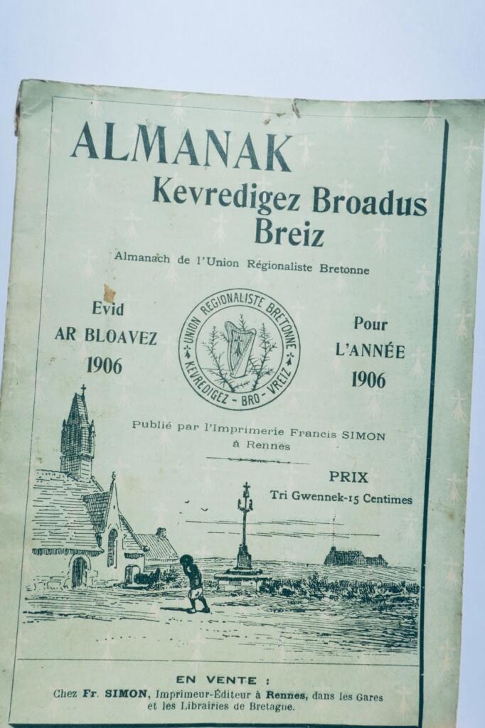 breton Almanak kevredigez broadus breiz 1906 Almanach der regionalistischen Union