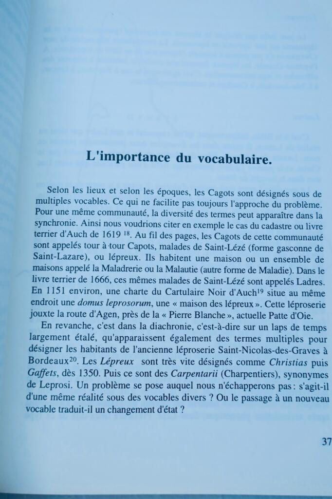 cagots ENIGME DES CAGOTS HISTOIRE D’UNE EXCLUSION