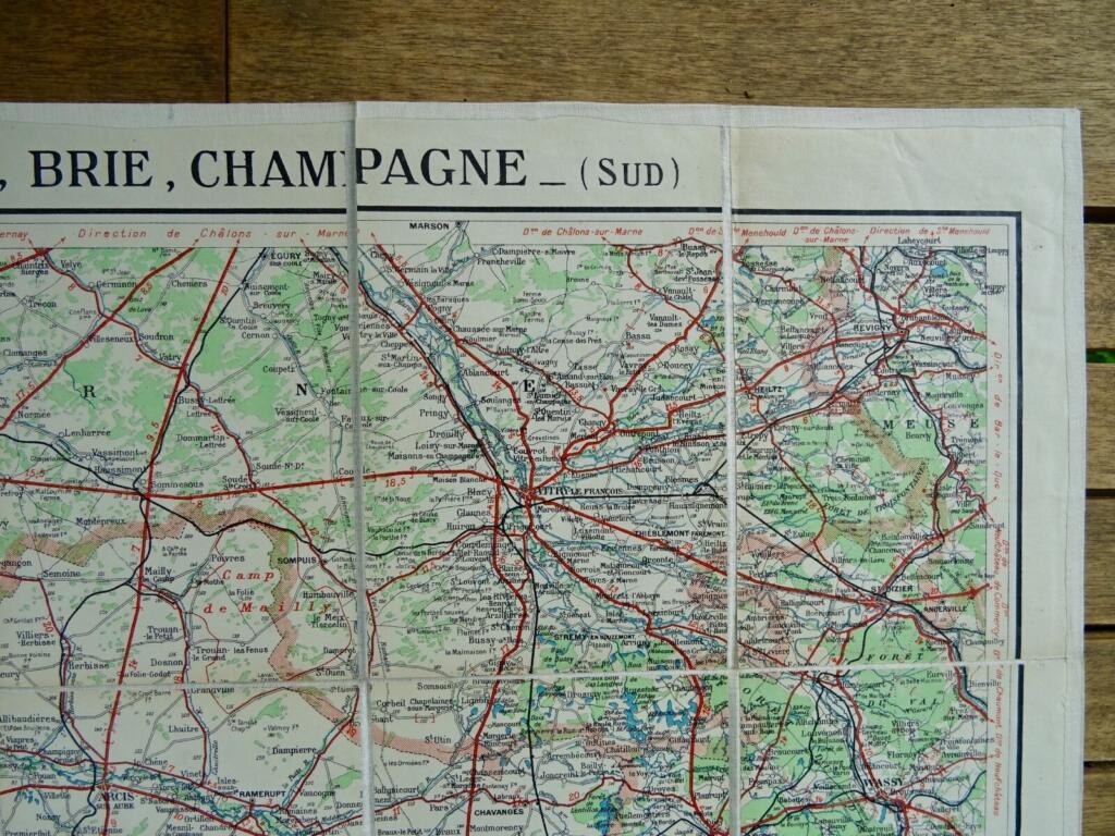 Carte Routiere No. 7: Environs de Paris Section Sud Est. Taride