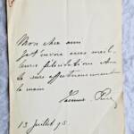 Casimir-Périer autograph letter signed