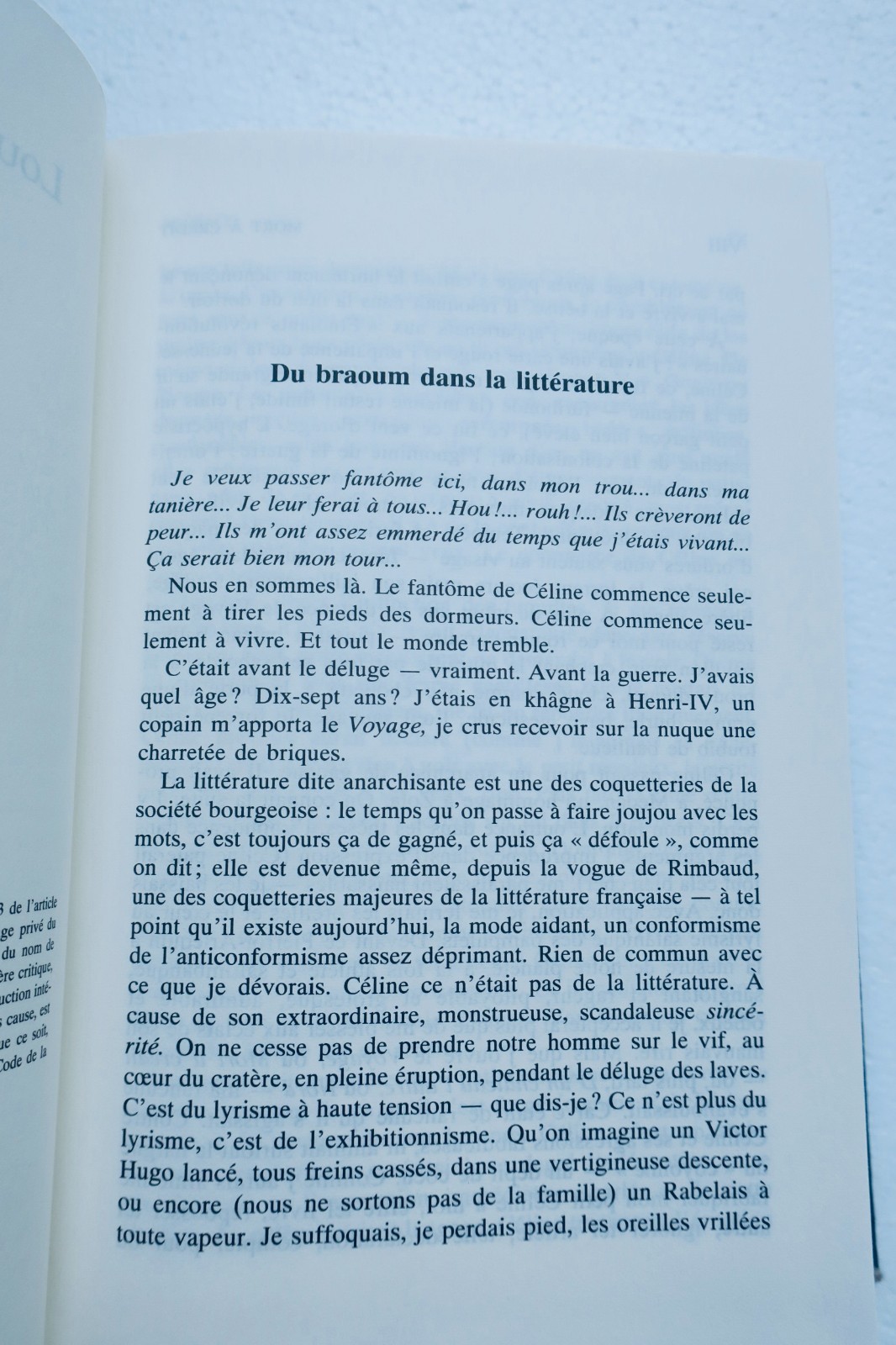 CELINE LOUIS FERDINAND Mort à crédit (Collection du millénaire) GALLIMARD - La Librairie Antique