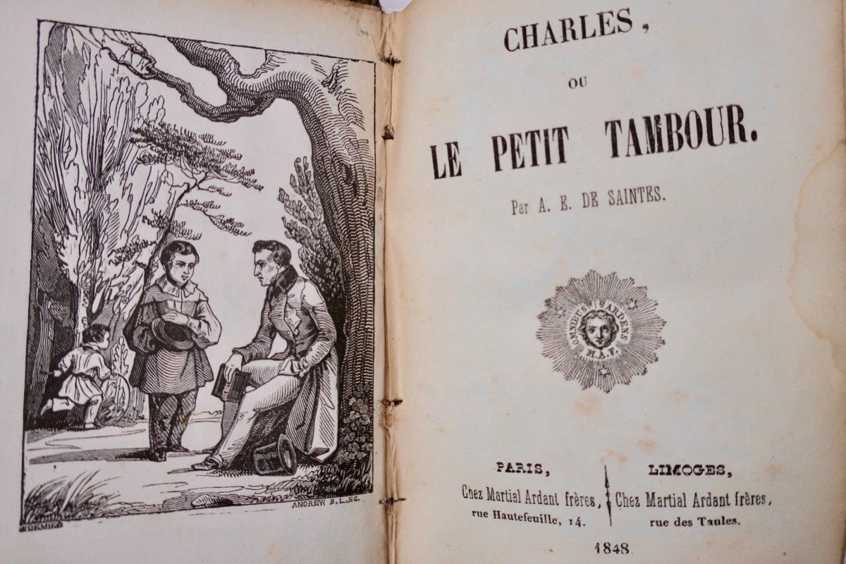 Charles, ou le Petit tambour, par E. de Saintes - La Librairie Antique