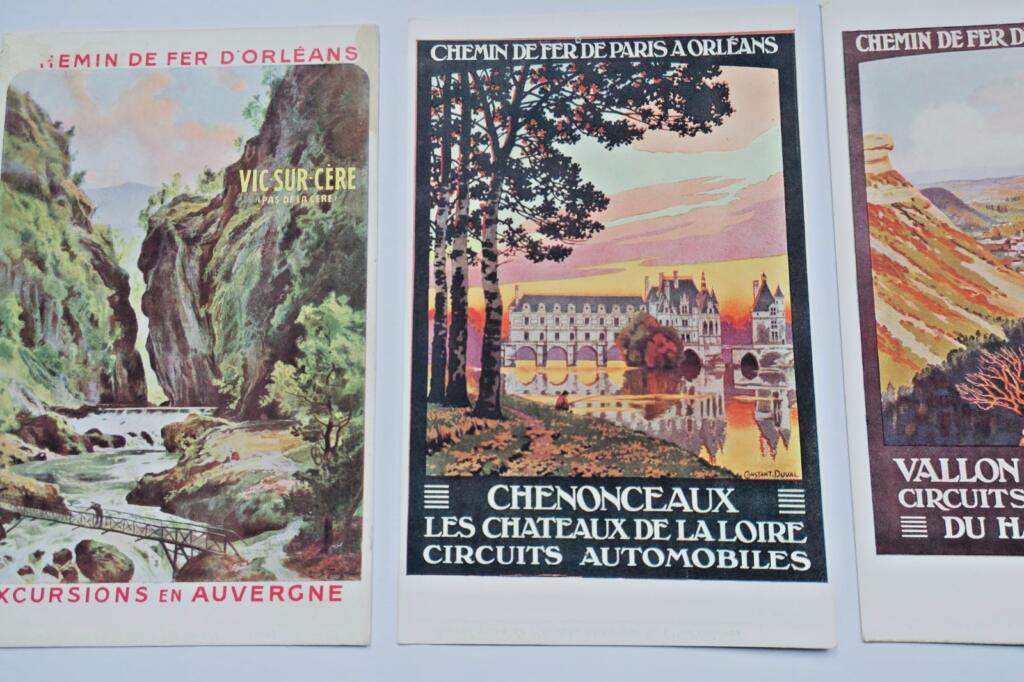 chemin de fer de Paris à Orléans 9 CPA