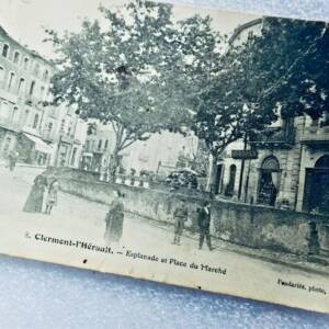Clermont-l'Hérault, Esplanade und Marktplatz 1905
