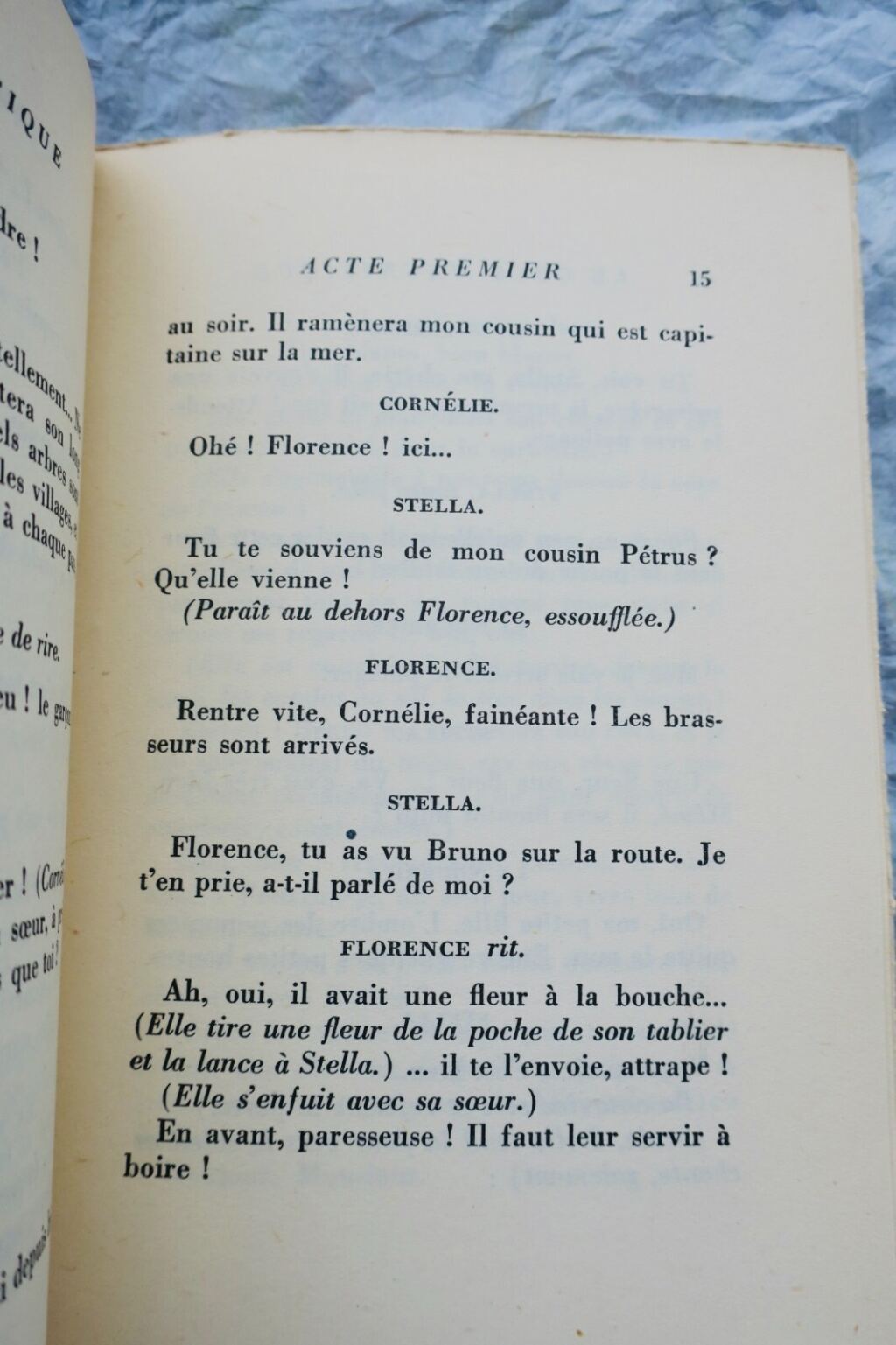 COCU MAGNIFIQUE. THREE-ACT PLAY