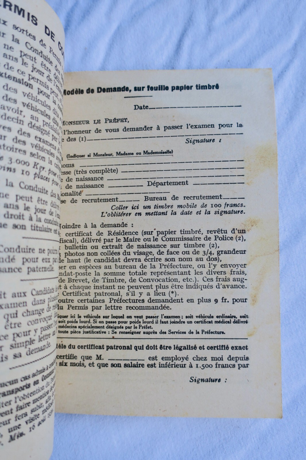 Code Nouveau Code of the Road, automobiles, motorcycles, heavy goods vehicles... 1947