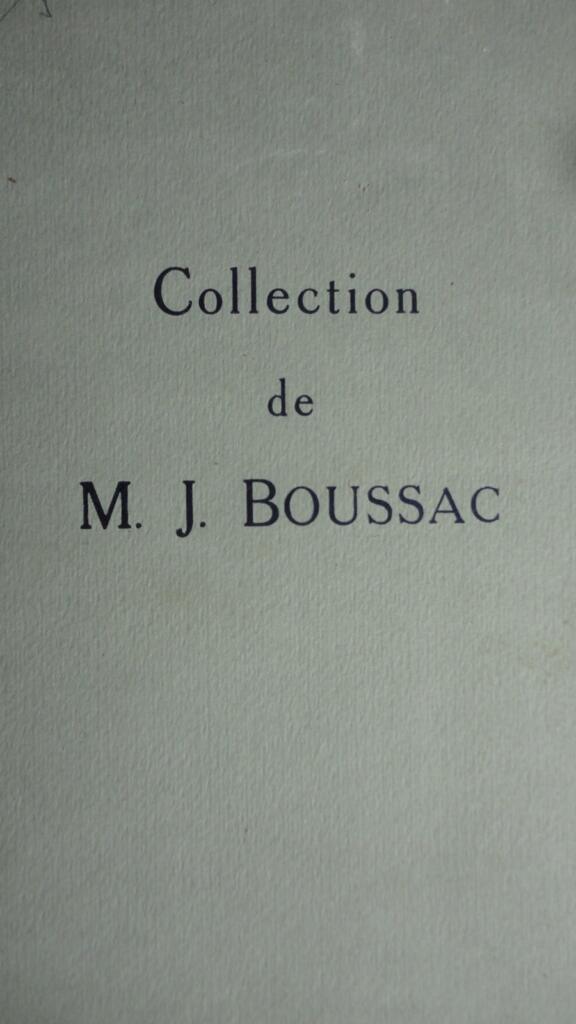 Collection De M. J. Boussac 1926
