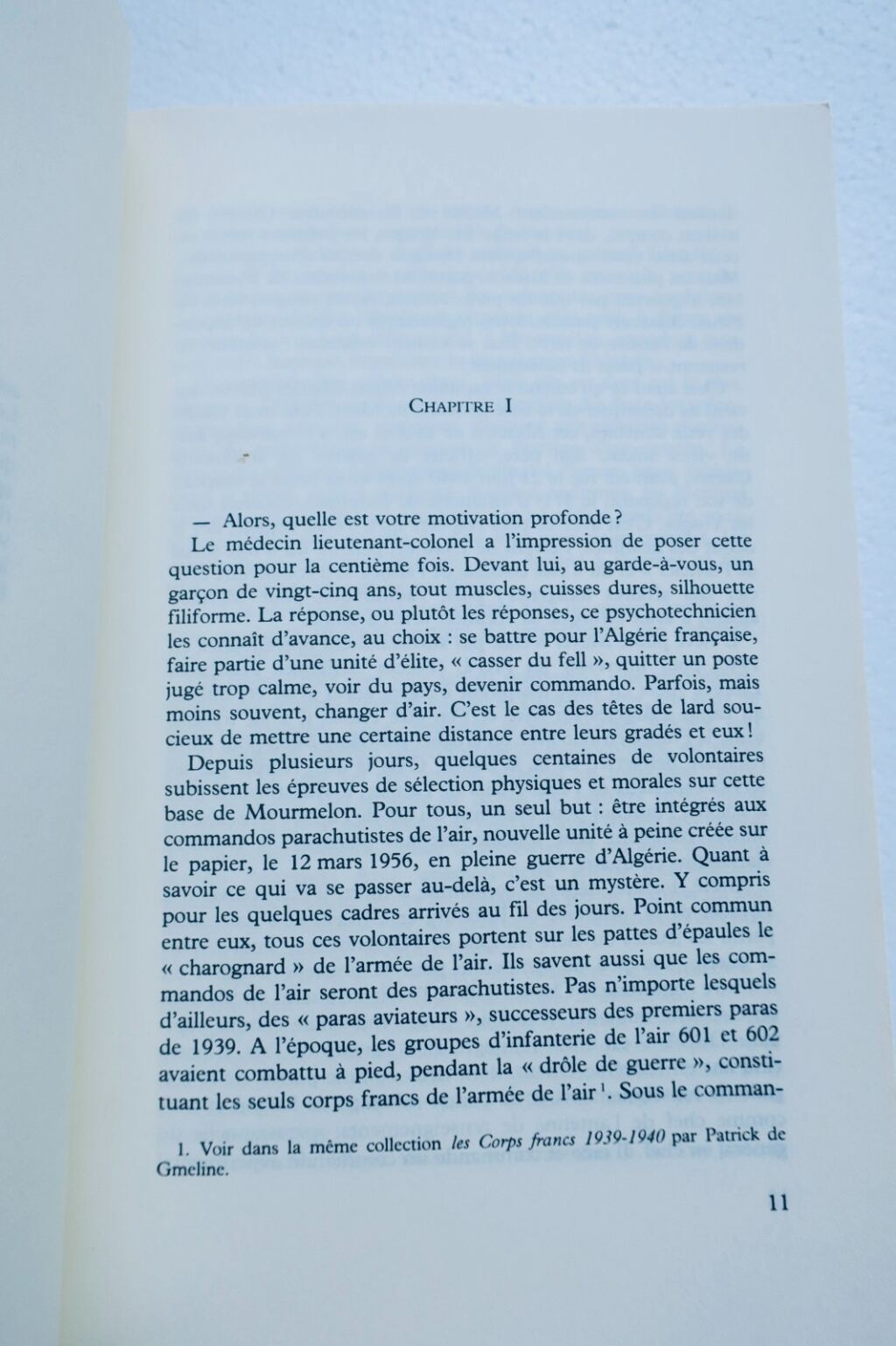 Commandos Paras de l&rsquo;air – Algérie 1956 – 1962 de Gmeline
