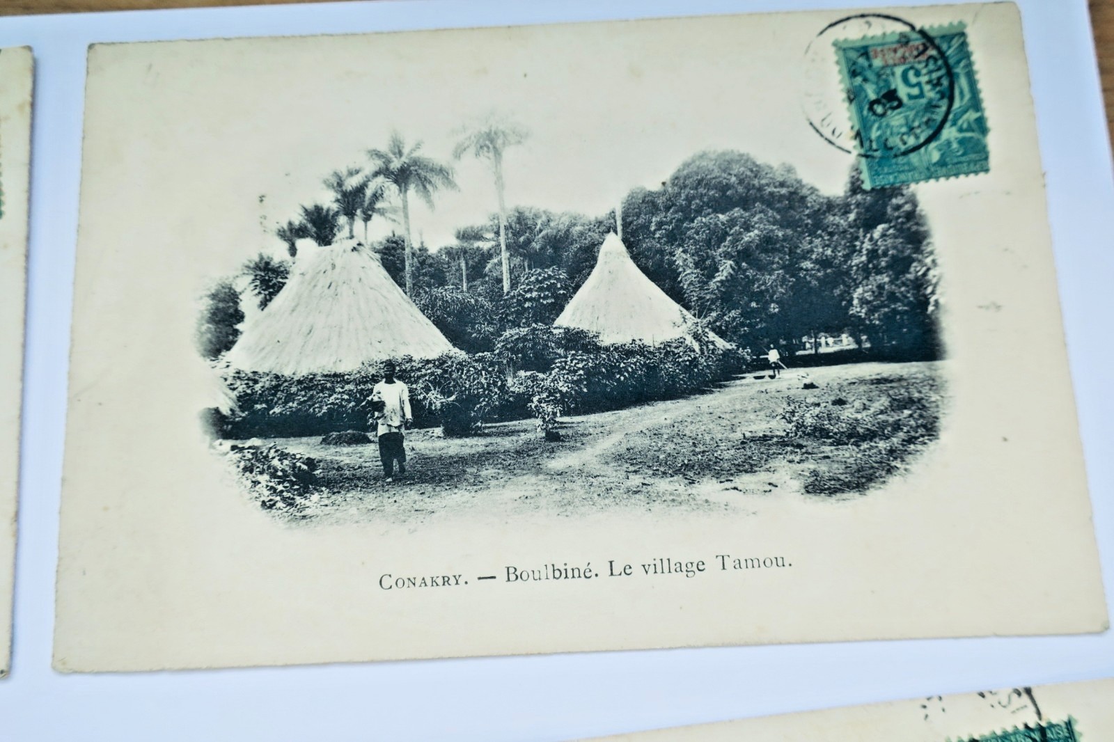 Conakry Boulbiné Dorf und Typen junger Mädchen 4 CPA