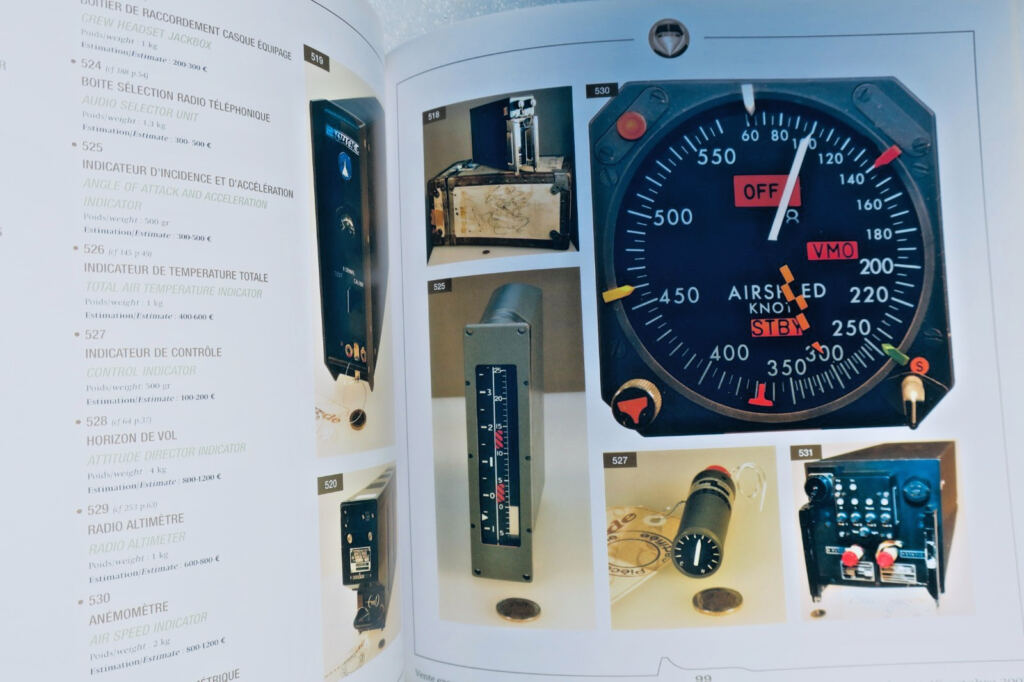 concorde Catalogue vente exceptionnelle de pièces de collection du supersonique