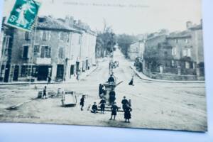Condom Avenue und Route d’Agen, Place Voltaire 1908, Gers 32