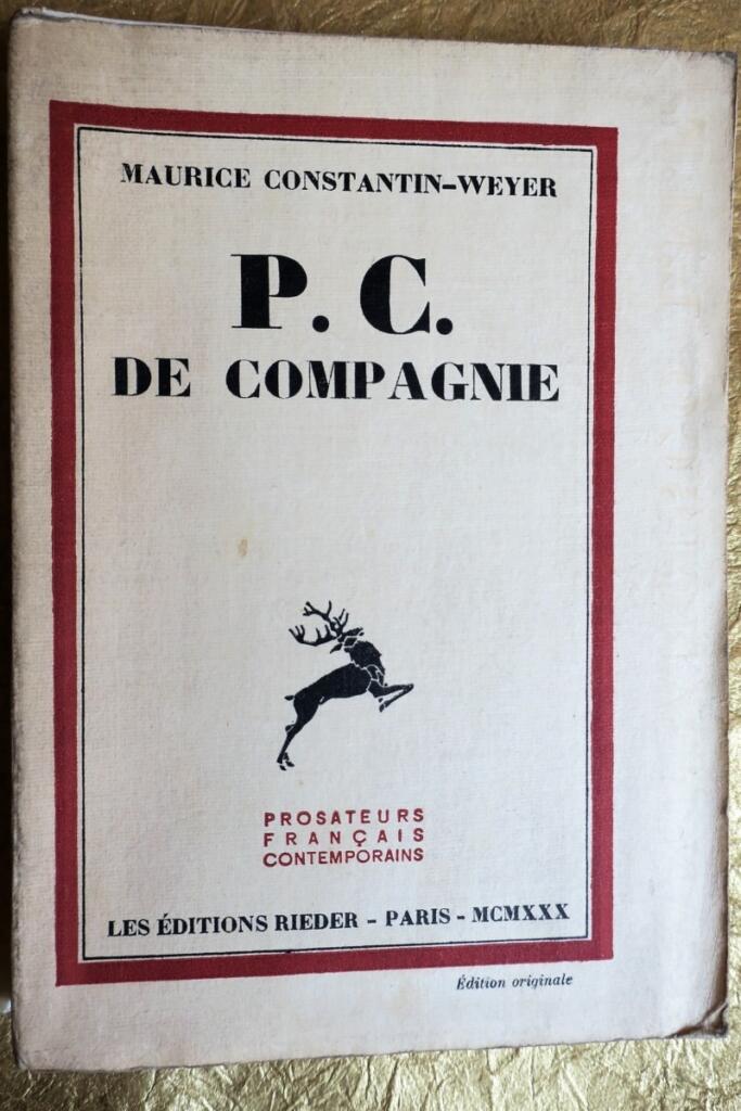 莫里斯·康斯坦丁-韦耶 《P.C. de compagnie》 初版 1930