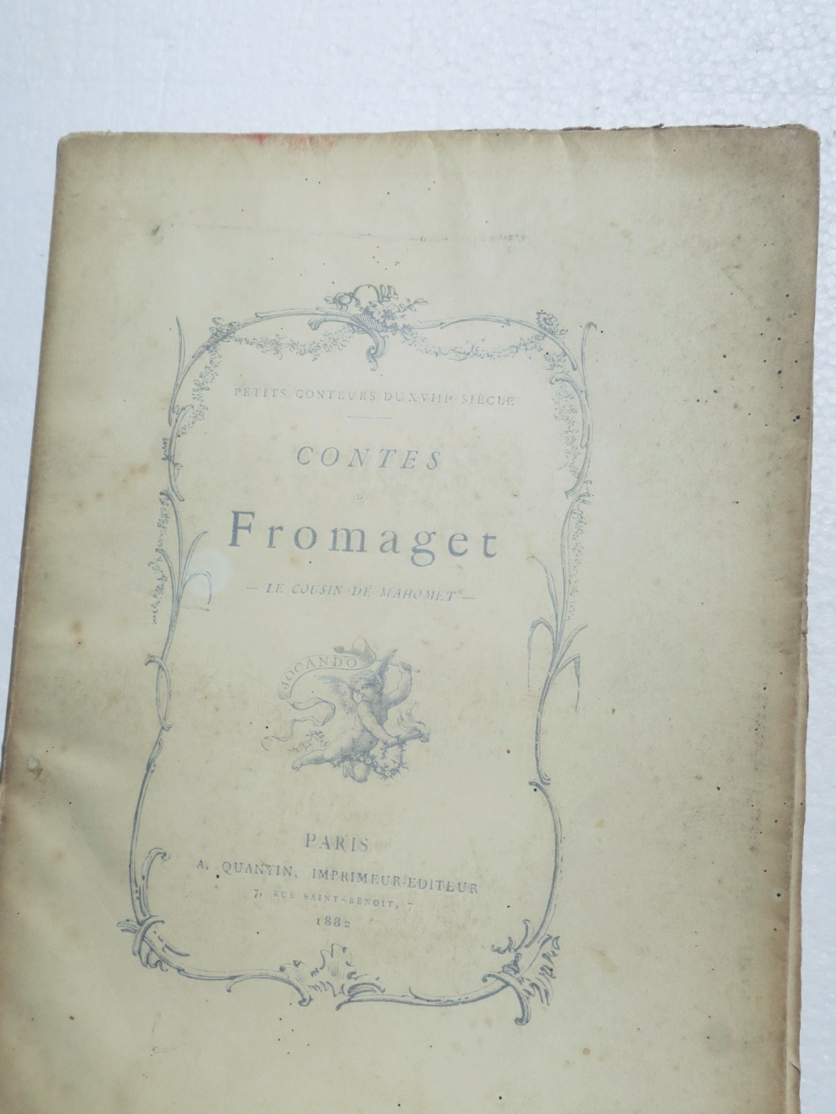 Contes de Fromaget – Le cousin de Mahomet 1882 - La Librairie Antique