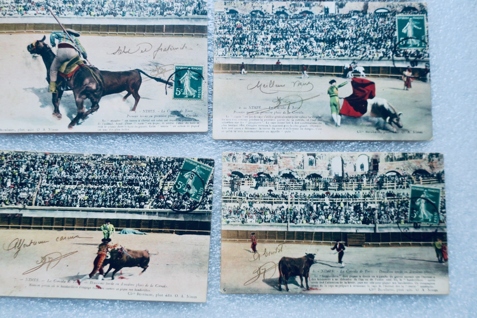 Corrida NIMES 13 CPA 1907 – Image 7