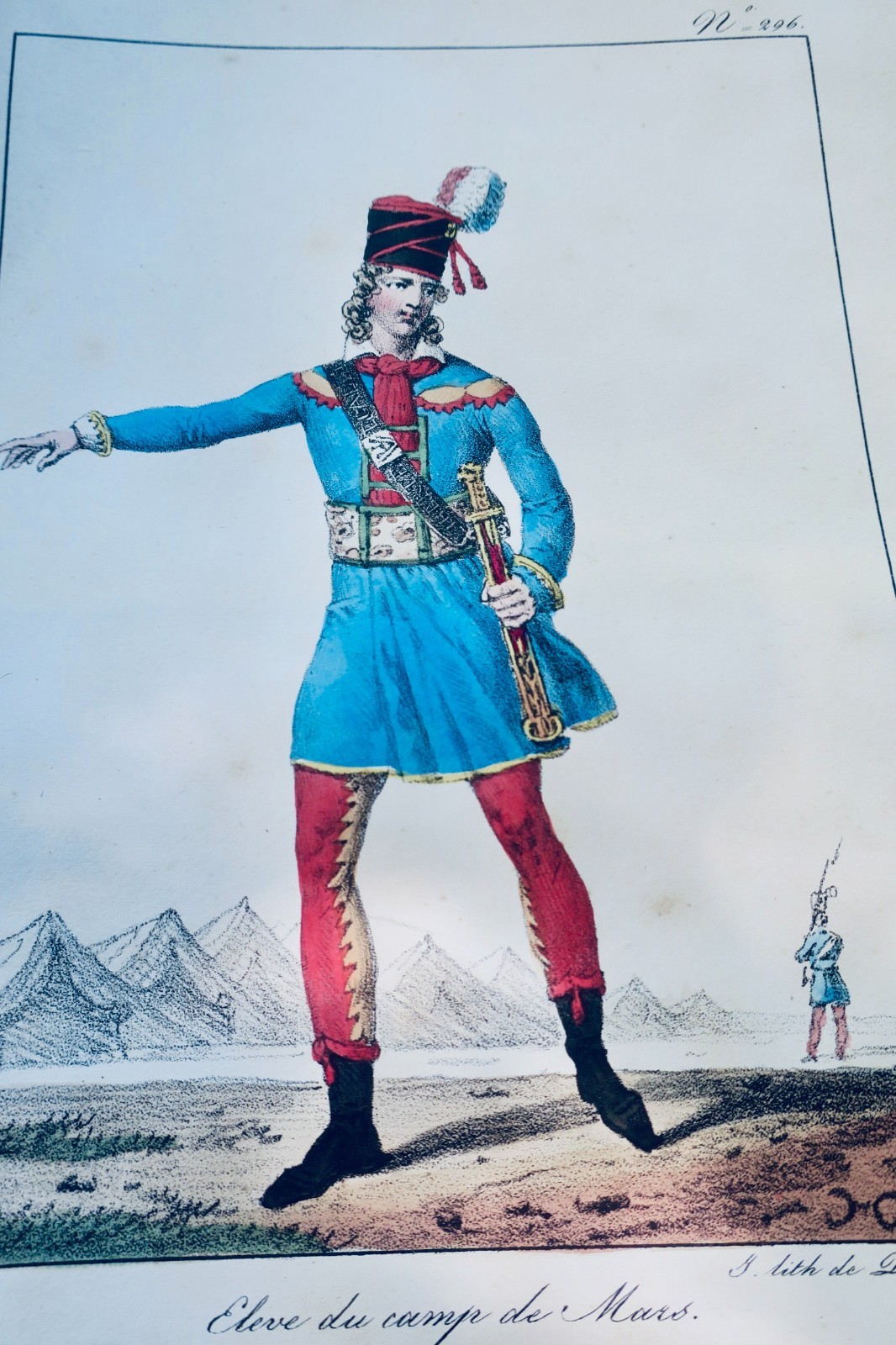 Costumes civils et militaires 208 lithographies Lecomte/Martinet – Image 9