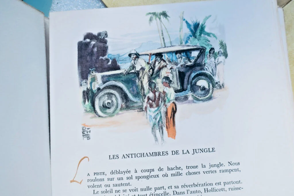 CROISSET illustrated by FOUQUERAY & dedicated to LA FEERIE CINGHALAISE