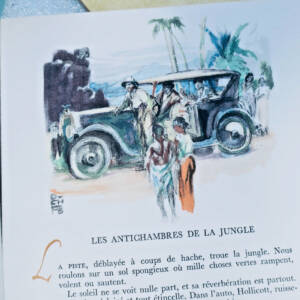 CROISSET illustré par FOUQUERAY & dédicacé LA FEERIE CINGHALAISE