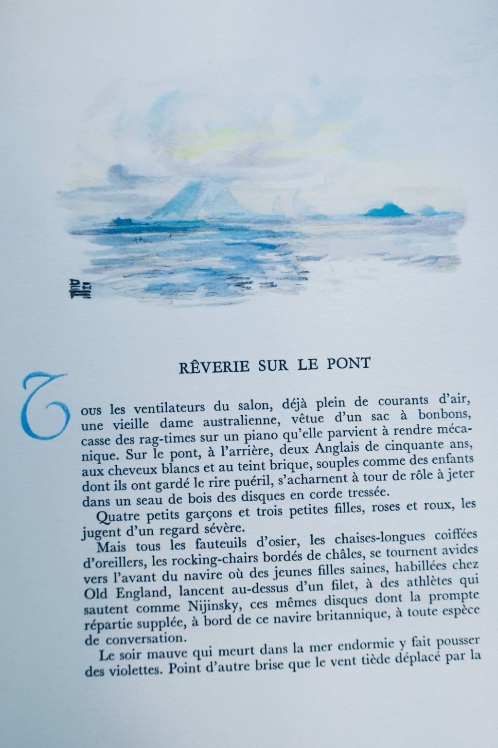 CROISSET illustriert von FOUQUERAY & gewidmet LA FEERIE CINGHALAISE