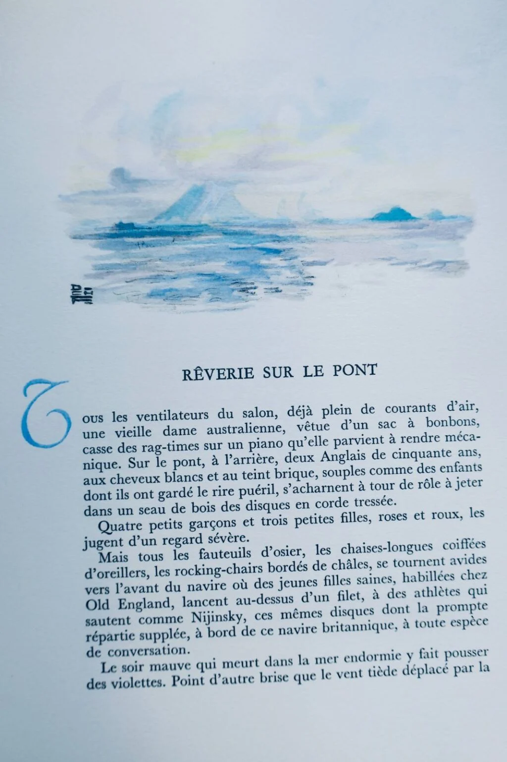 CROISSET illustrated by FOUQUERAY & dedicated to LA FEERIE CINGHALAISE