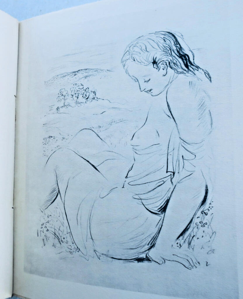 curiosa LOUYS, Pierre. Les chansons de Bilitis. Illustrationen von André Michel Gb