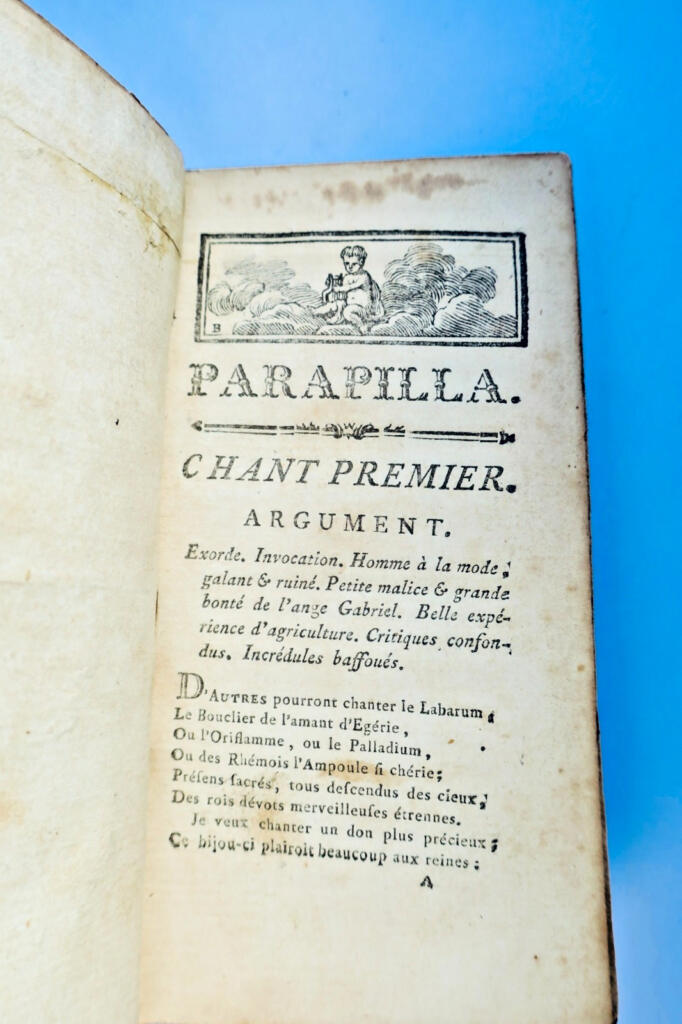 curiosa Parapilla, et autres œuvres libres, et galantes. 1784