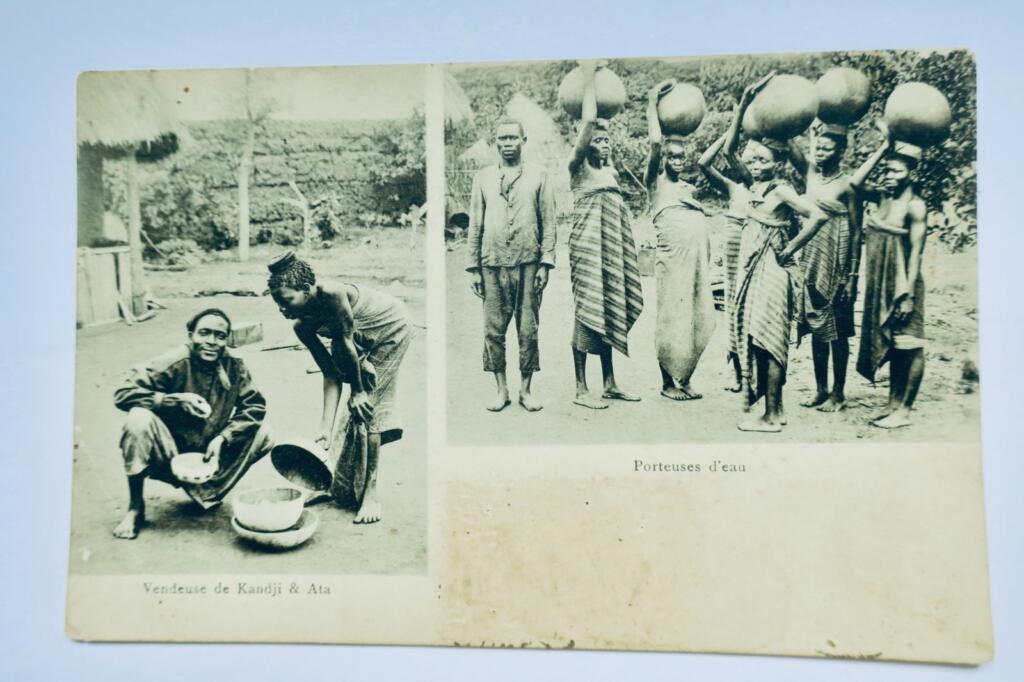 Dahomey Vendeuse de Kandji et Ata, Porteuses d&rsquo;eau