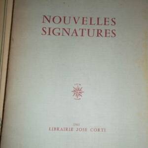 DATHEIL (Raymond) NOUVELLES SIGNATURES. avec envoi de l'auteur