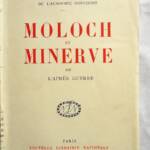 DAUDET Moloch et Minerve ou l&rsquo;après guerre - La Librairie Antique