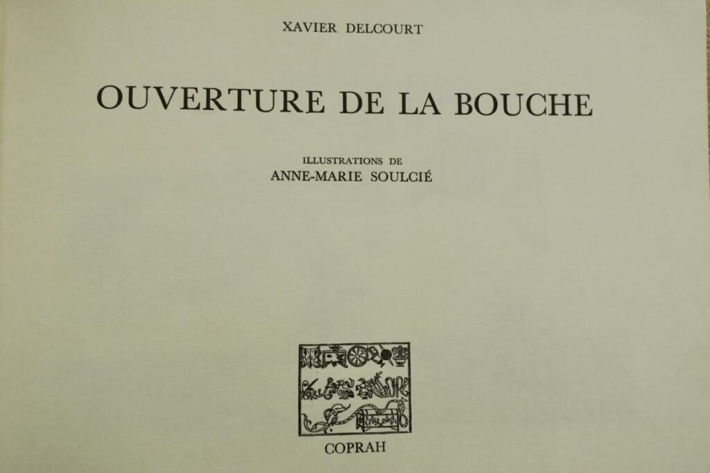 Xavier Delcourt Ouverture de la bouche