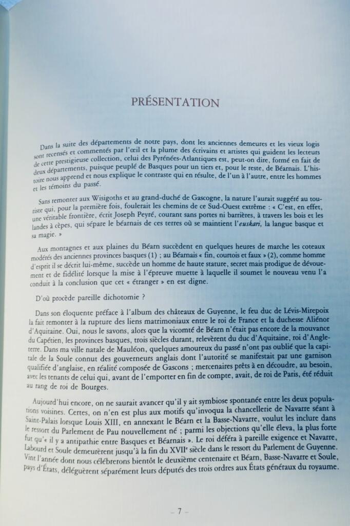 demeures et vieux logis des Pyrénées-Atlantiques et des Landes, Béarn, pays Basq