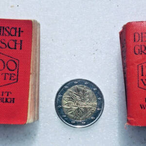 Deutsch-Greek & Greek-German miniature 50 x 33 mm.