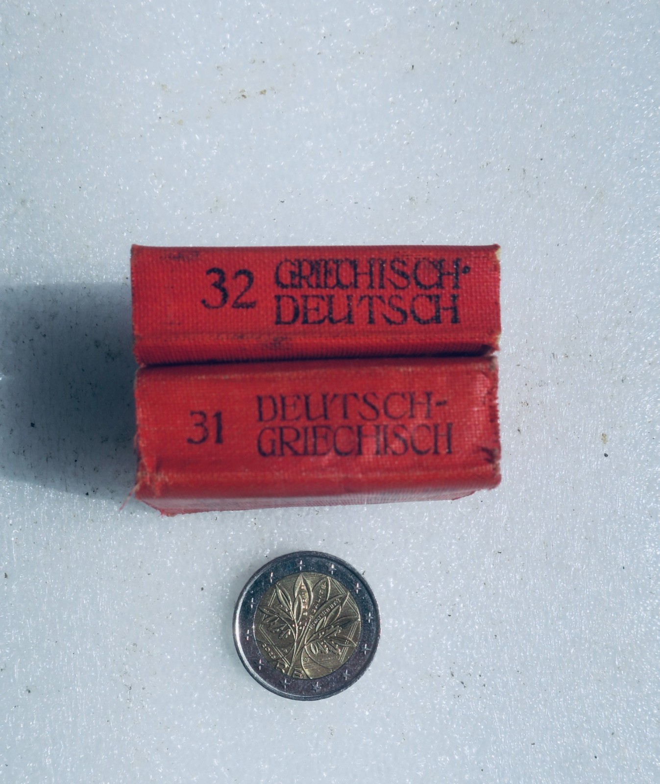 Deutsch-Greek & Greek-German miniature 50 x 33 mm.